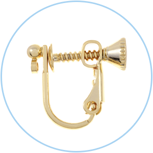 丸玉イヤリングパーツ