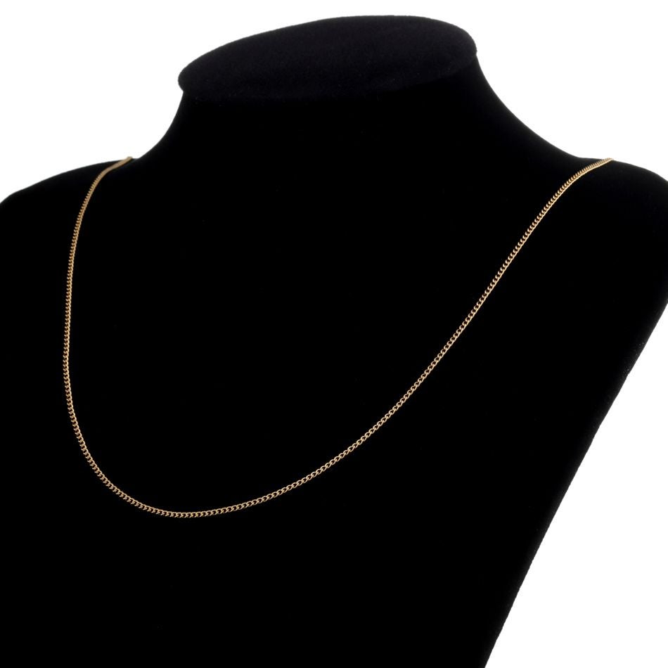 喜平チェーン 0.3×1.0mm ゴールド