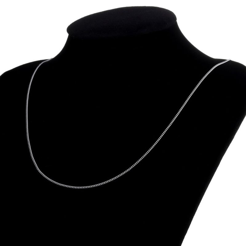 喜平チェーン 0.3×1.0mm シルバー サージカルステンレス パーツ 金属アレルギー対応