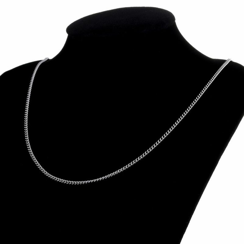 喜平チェーン 0.5×2.0mm シルバー サージカルステンレス パーツ 金属アレルギー対応