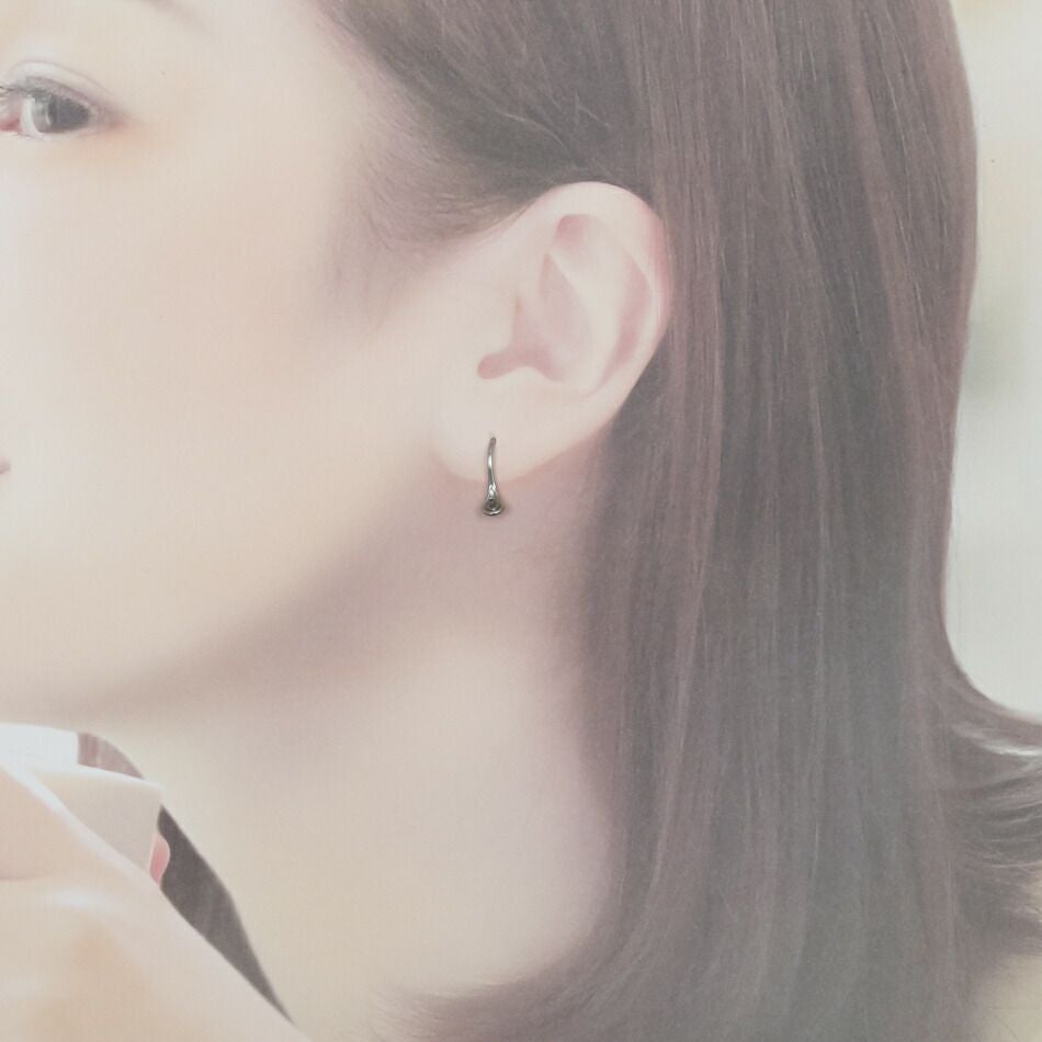 20個] 芯有り ピアス フック J [ 銀 シルバー ] サージカルステンレス