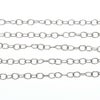 ［5M×1本］サージカルステンレスデザインCチェーン4.5mm小［銀シルバー］楕円形パーツ金具素材金属アレルギー対応