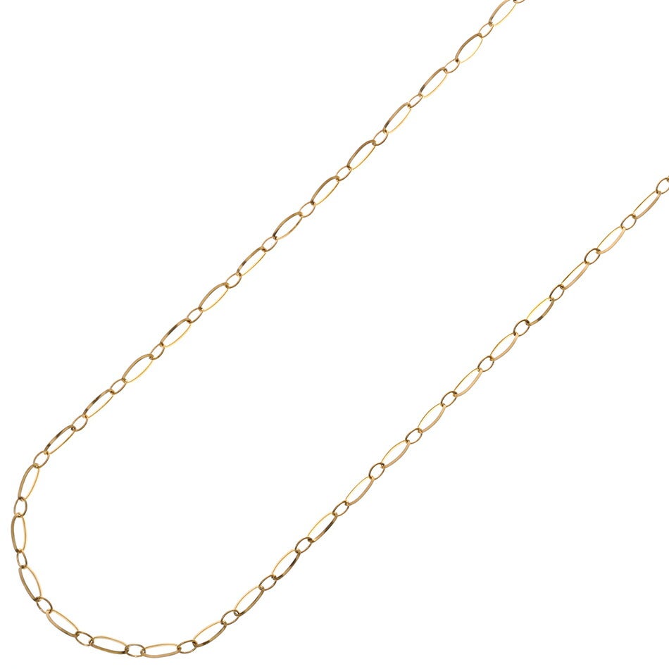 ［5M×1本］サージカルステンレスオーバルチェーン楕円［ゴールド金］パーツ金具素材金属アレルギー対応