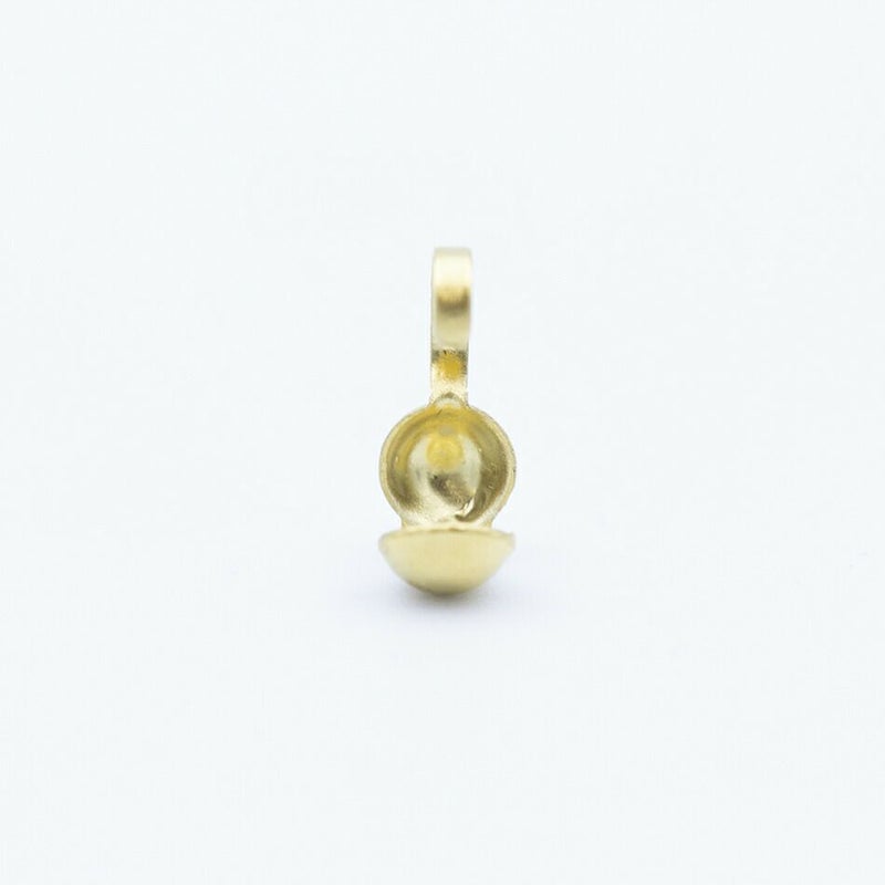 [20個]サージカルステンレスボールチップ［ゴールド金］アクセサリーパーツ金属アレルギー対応