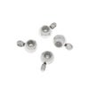 ［5個］サージカルステンレススライドボール［銀シルバー］ネックレス金具アクセサリーパーツ金具金属アレルギー対応