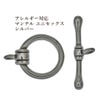 ［10個］サージカルステンレスマンテルユニセックス［銀シルバー］接続金具アクセサリーパーツ金属アレルギー