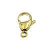 [20個]サージカルステンレスナスカン15mm［ゴールド金］金具アクセサリーパーツ