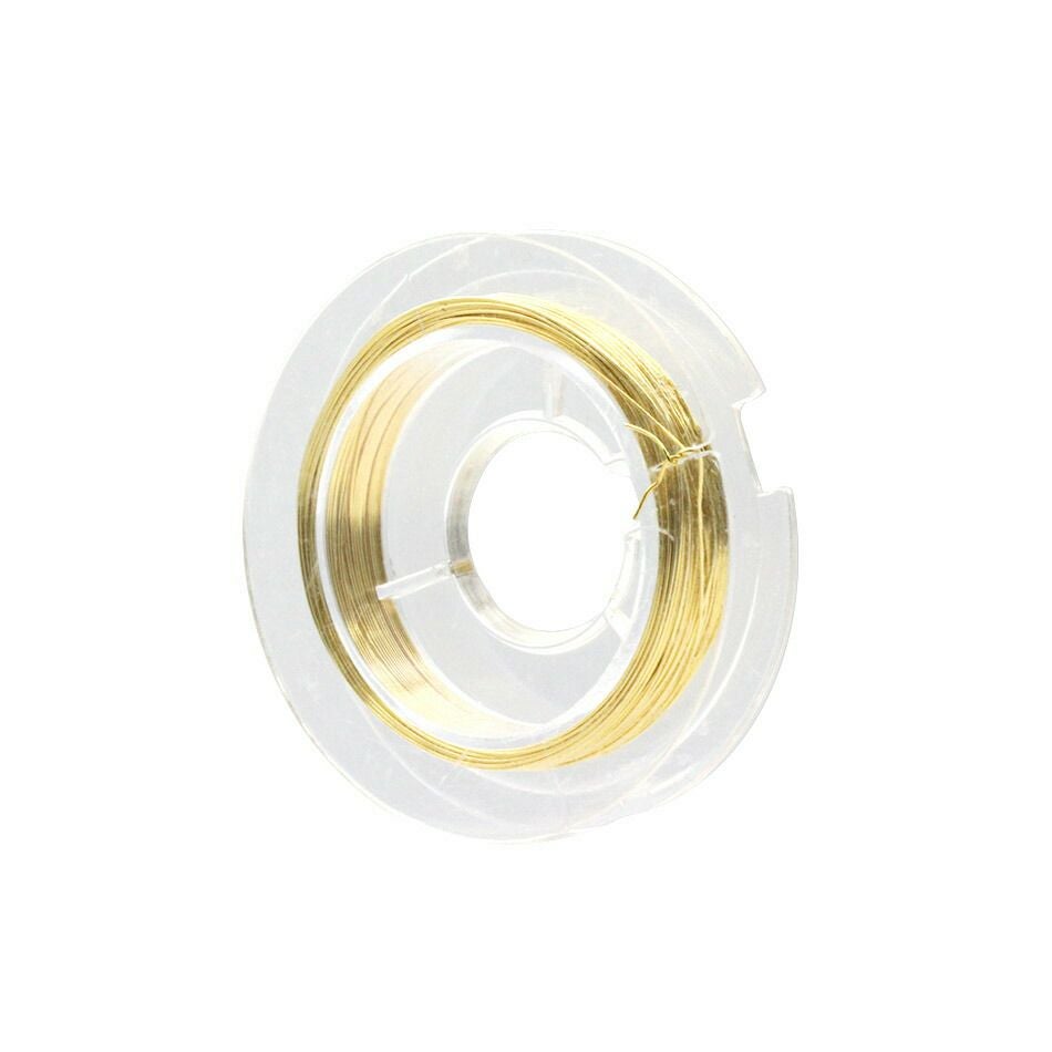 約5m] ［ 28G ］ アーティスティックワイヤー 0.3mm ［ ゴールド 金