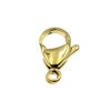 [10個]サージカルステンレスナスカン17mm［ゴールド金］金具アクセサリーパーツ