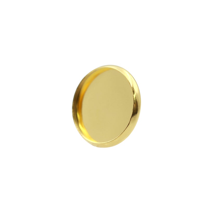 ［10個］ステンレスカン無しミール皿14mm［ゴールド金］パーツレジン金属アレルギー対応