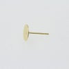 ポストのみ 丸皿 8mm ピアス ゴールド サージカルステンレス パーツ 金属アレルギー対応