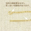 アメリカンピアス［ゴールド金］ 注意事項
