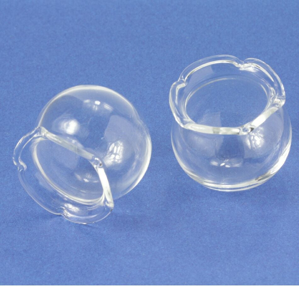 5個] ガラスドーム 金魚鉢 ［ 特大 ］ 25mm アクセサリーパーツ 素材
