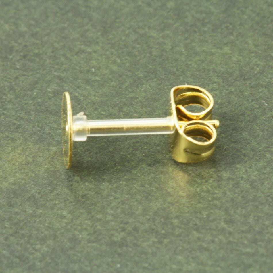 ピアスポスト カバー ガード 樹脂 パーツ 金属アレルギー対応