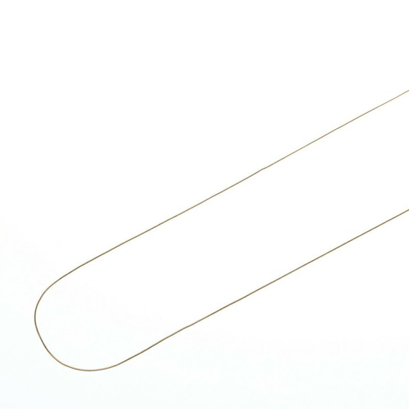 [5M×1本]サージカルステンレススネークチェーンA1.0mm［ゴールド金］パーツ金属アレルギー対応