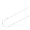 [5M×1本]サージカルステンレススネークチェーンA1.0mm［ゴールド金］パーツ金属アレルギー対応