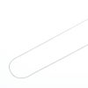 [1M×1本]サージカルステンレススネークチェーンA1.0mm［銀シルバー］パーツ金属アレルギー対応