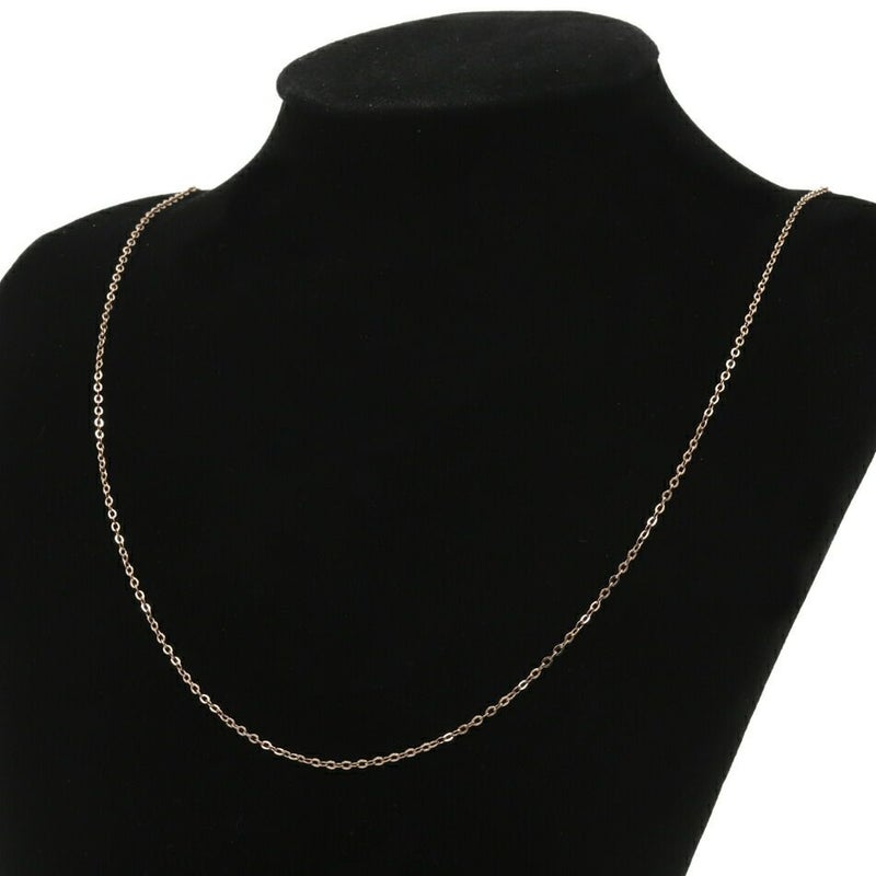 アズキチェーン 1.2mm ピンクゴールド サージカルステンレス パーツ 金属アレルギー対応