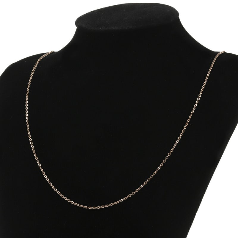 アズキチェーン 1.2mm ピンクゴールド サージカルステンレス パーツ 金属アレルギー対応