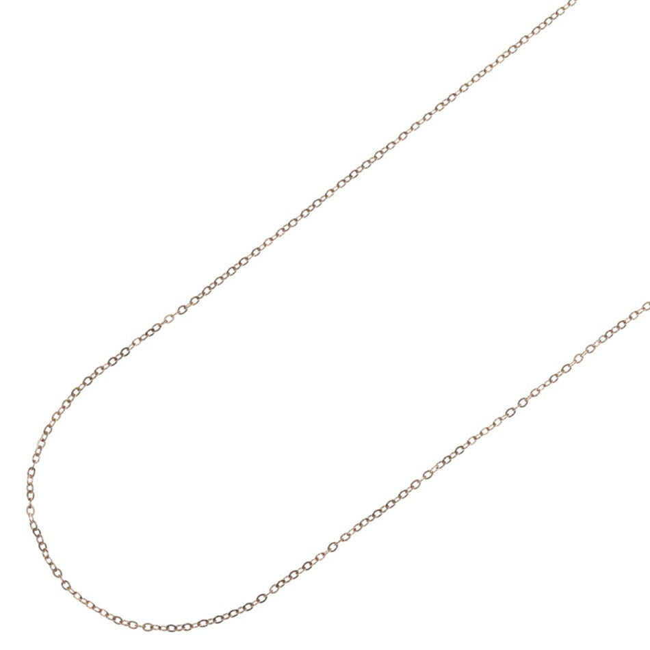 [1M×1本]サージカルステンレスアズキチェーン1.5mm［★ピンクゴールド］アクセサリーパーツ金アレ