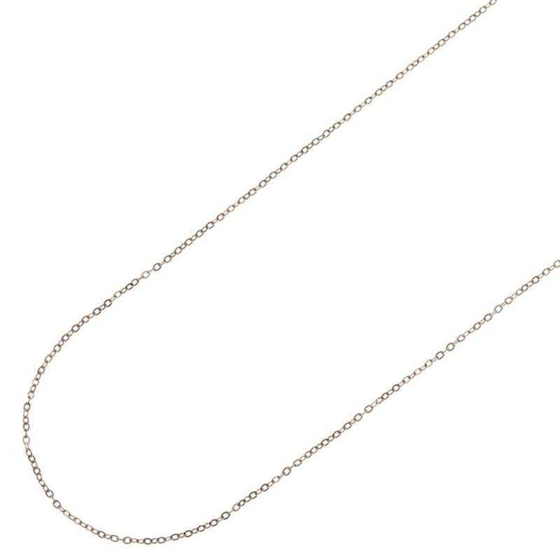 [5M×1本]サージカルステンレスアズキチェーン1.5mm［★ピンクゴールド］アクセサリーパーツ金アレ