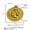 [5個]サージカルステンレスコインチャームB《15mm》[ゴールド金]パーツ金属アレルギー対応
