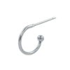 [20個]サージカルステンレスデザインピアスC【G型フープ】［銀シルバー］キャッチ付きパーツ金属アレルギー対応