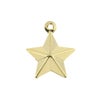[5個]サージカルステンレスメタルチャーム13スター星[ゴールド金]パーツ素材金属アレルギー対応