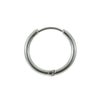 [4個]サージカルステンレス【フープピアス】C*13mm*［銀シルバー］シンプルパーツ金属アレルギー対応