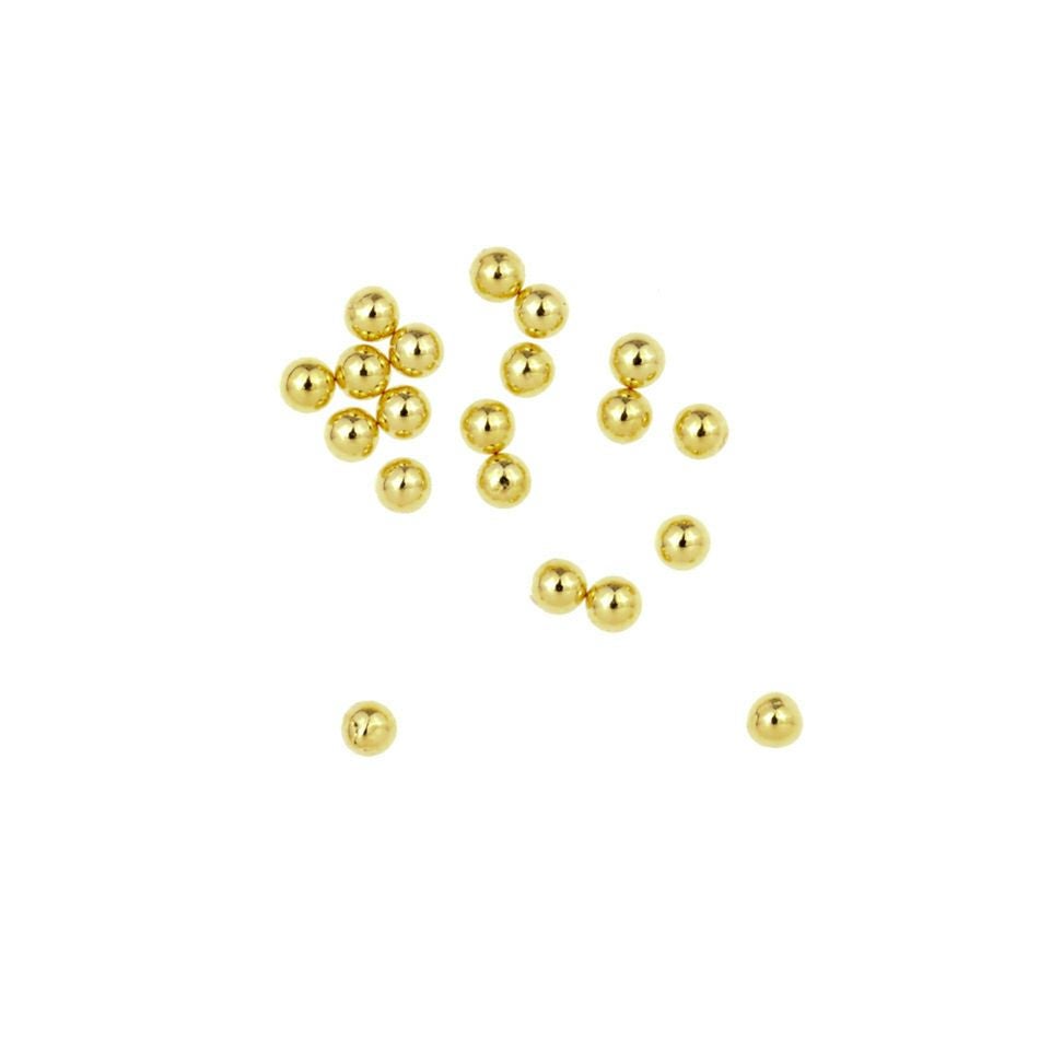 約50個］ ステンレス ブリオン 1.0mm ［ ゴールド 金 ］ パーツ 金属