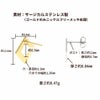 [10個]サージカルステンレスプレートピアスNo.5【ひし形穴hole付き】［ゴールド金］キャッチ付き裏カン付きパーツ金属アレルギー対応