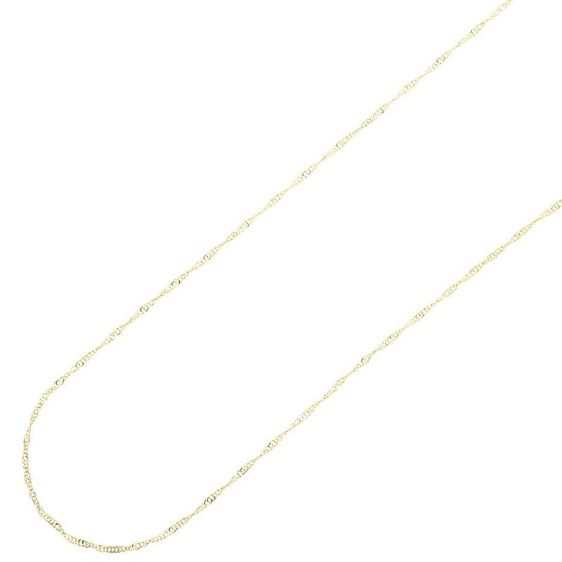 ［1M×1本］サージカルステンレス*スクリューチェーン*2.0mm［ゴールド金］パーツ金属アレルギー対応