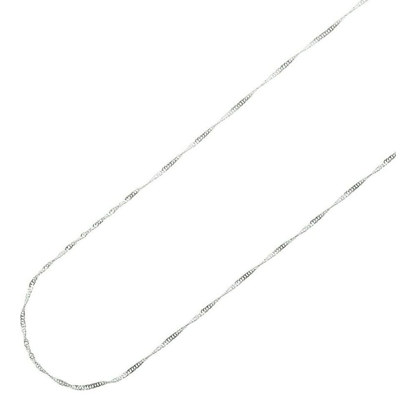 ［1M×1本］サージカルステンレス*スクリューチェーン*2.0mm［銀シルバー］パーツ金属アレルギー対応