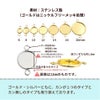 ［10個］ステンレス【*両カン*付き】*ミール皿*12mm［銀シルバー］サイズ詳細
