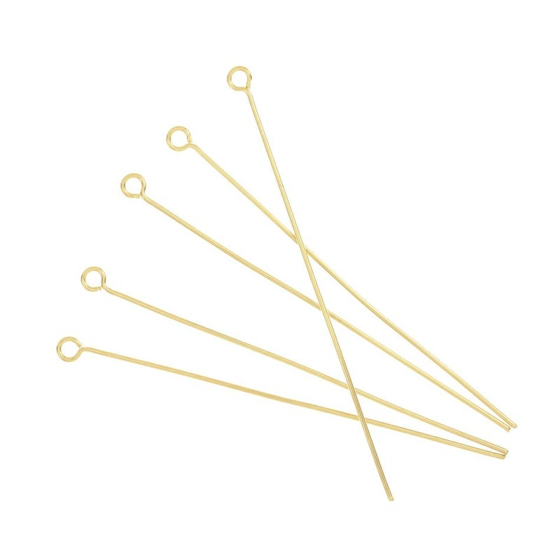 9ピン * 激 * 細 線径 (0.5 X 40mm) [ ゴールド 金 ]  