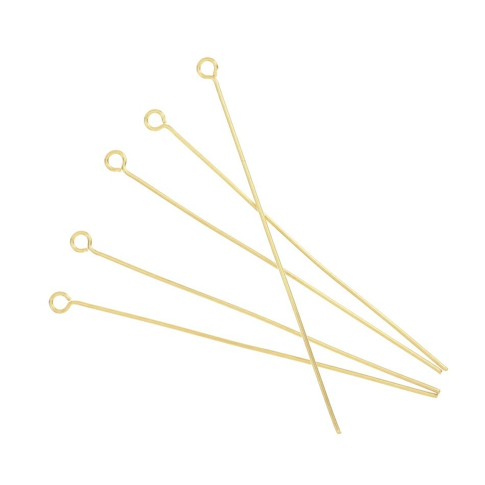 9ピン * 激 * 細 線径 (0.5 X 40mm) [ ゴールド 金 ]  