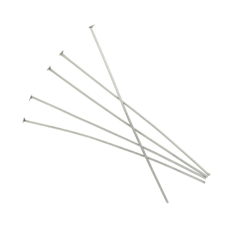  Tピン * 激 * 細 線径 (0.5 X 40mm) [ 銀 シルバー ]  