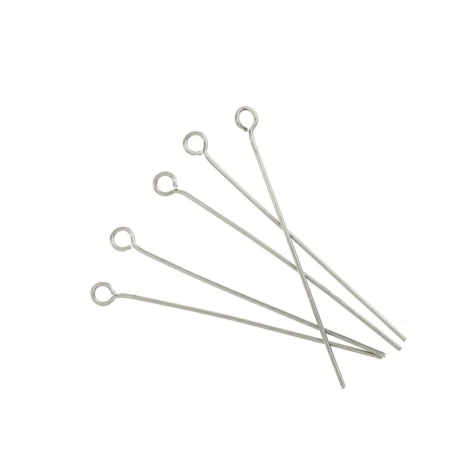 9ピン * 激 * 細 線径 (0.5 X 30mm) [ 銀 シルバー ]  