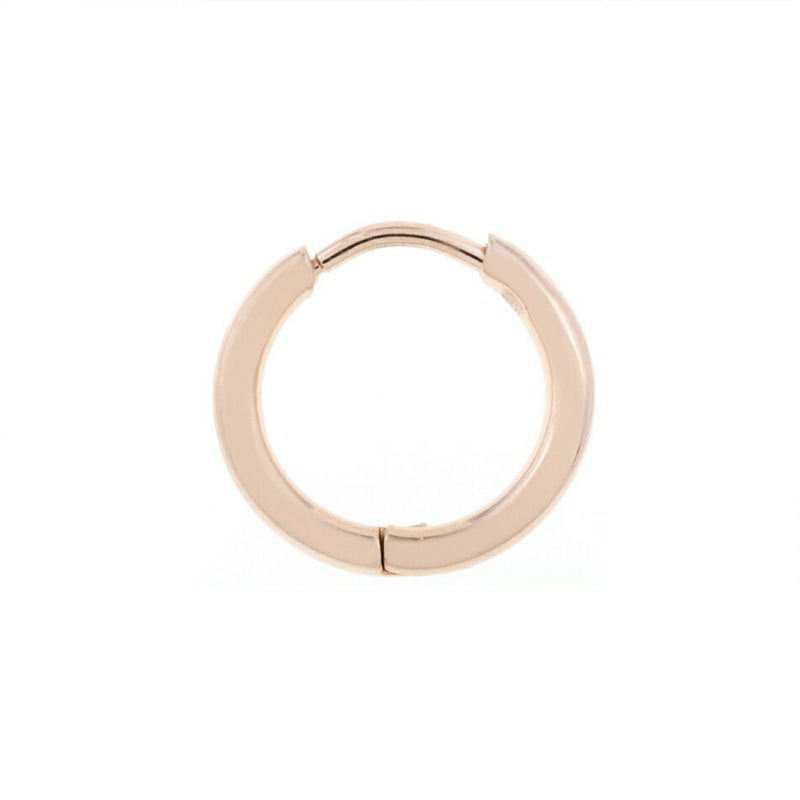 [10個]サージカルステンレス[フープピアス]C*11mm*［★ピンクゴールド］シンプルパーツ金属アレルギー対応