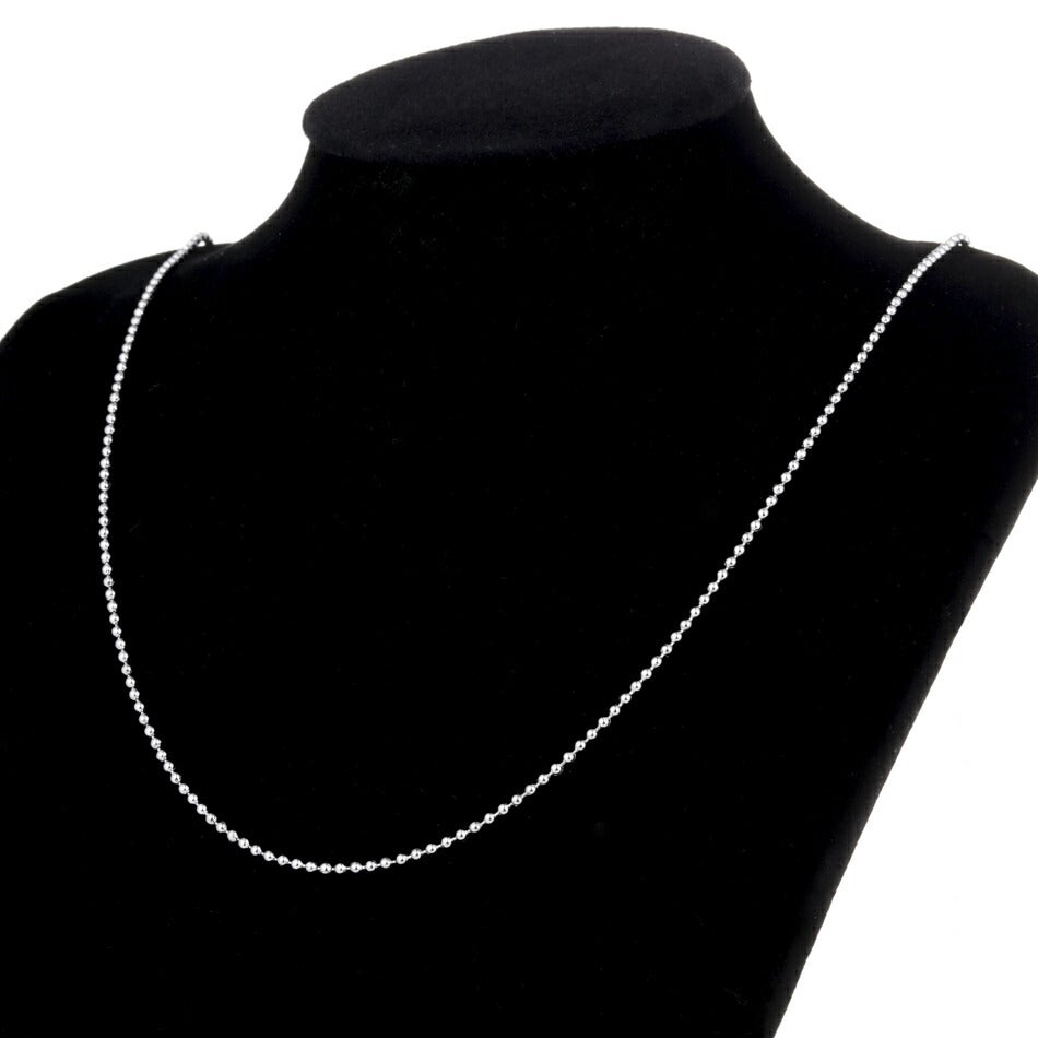 5M×1本] [ ボールチェーン ] 1.5mm［ 銀 シルバー ］ サージカル