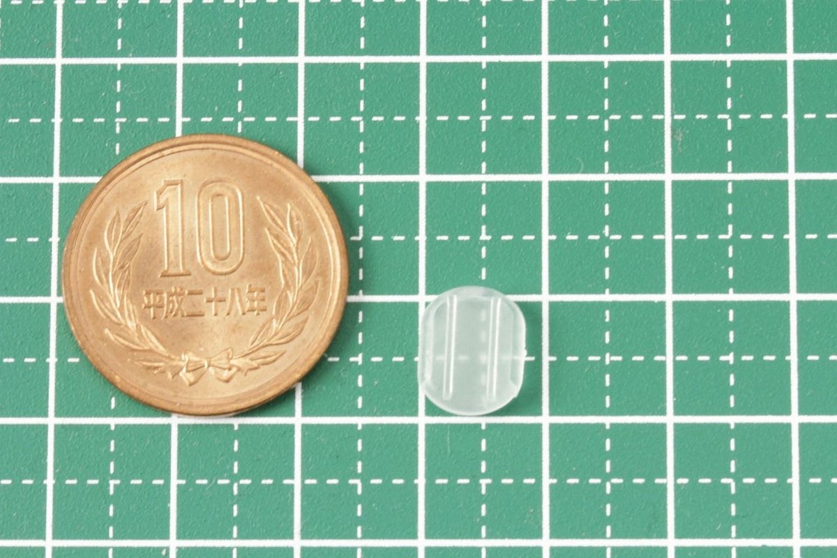 [100個]イヤリング用シリコンカバーBE2-04クリップクリア透明樹脂素材