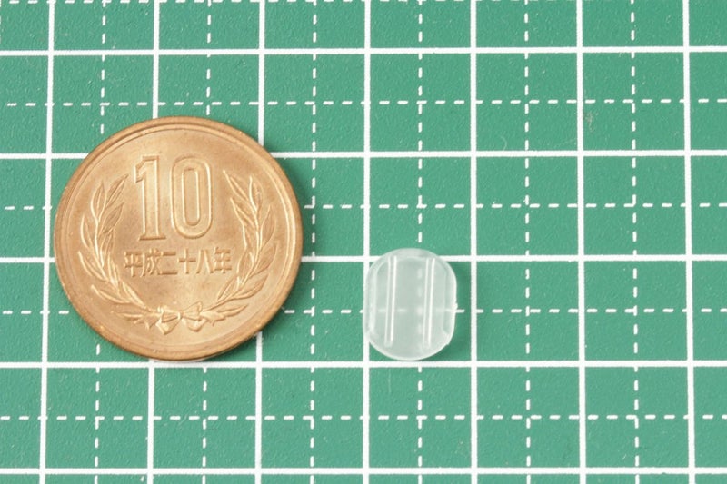 [100個]イヤリング用シリコンカバーBE2-04クリップクリア透明樹脂素材