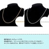 [5M×1本]サージカルステンレス*ライス*ボールチェーン*5×3mm*[ゴールド金]切り売りパーツC1-03金属アレルギー対応