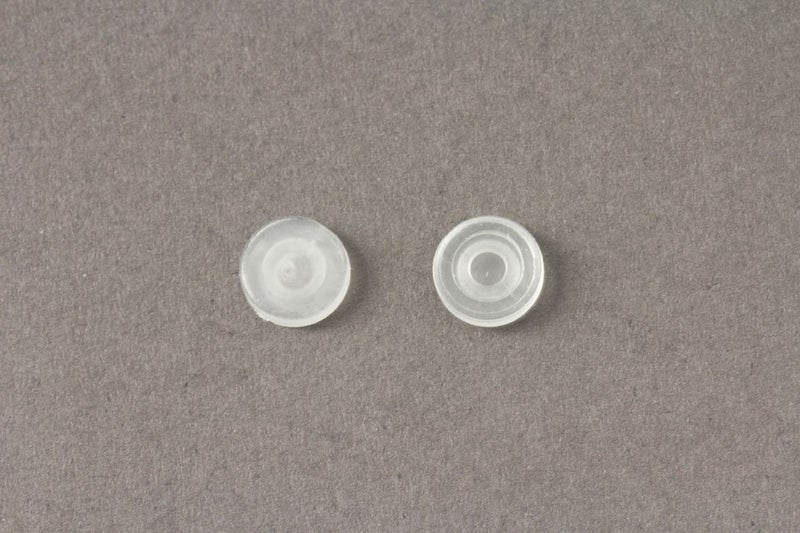 [200個]イヤリング用シリコンカバーAE1-08クリア透明樹脂素材痛み軽減