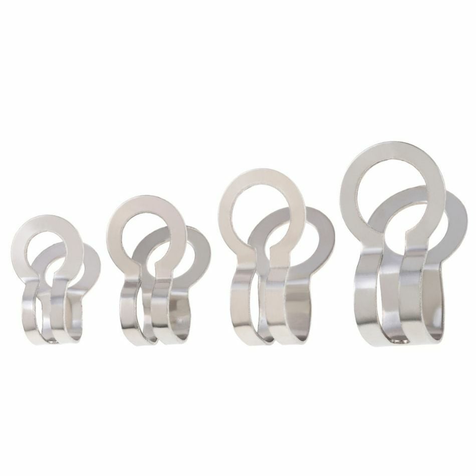 316 カップリング 2つ折り ボールチェーン用 コネクター * 大 * ［ 銀