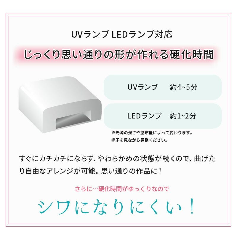 UV-LED対応 レジン液 クリア ハードタイプ 大容量 100g 選べる 高粘度 中粘度 アップフェルオリジナル 