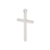 フラット クロス 十字架 チャーム [ 銀 シルバー ] サージカルステンレス