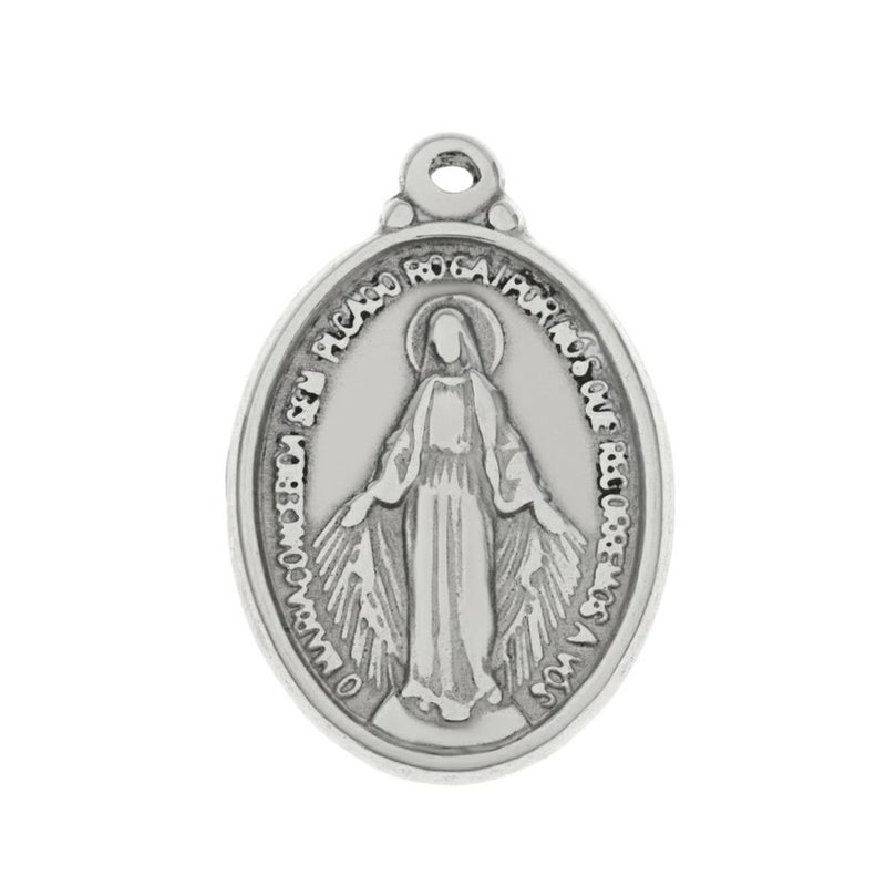 マリア メダイ チャーム 大 [ 銀 シルバー ] 