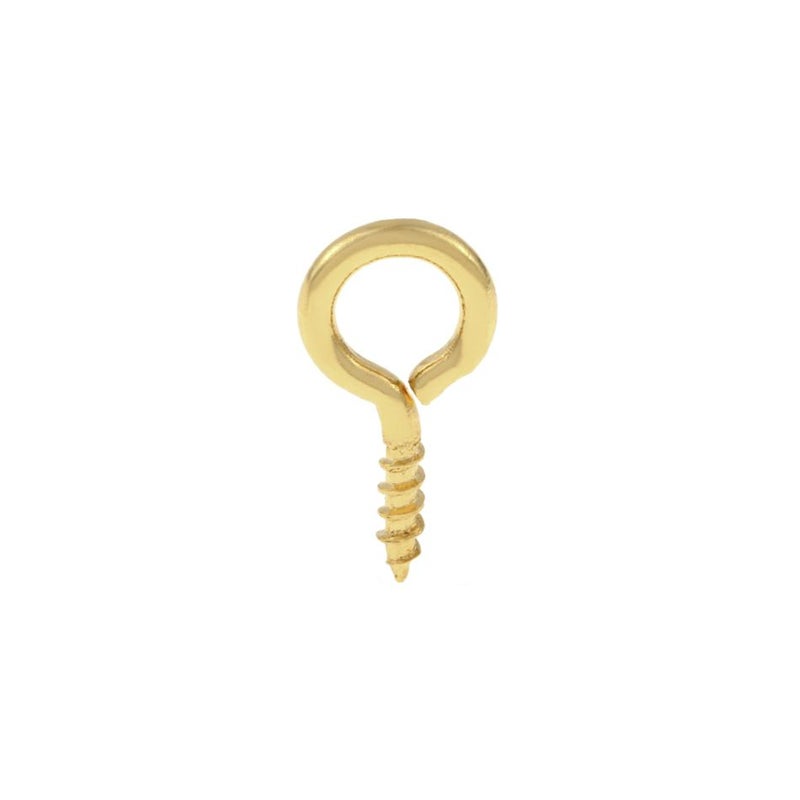 ステンレス ヒートン 《 12mm 》 [ ゴールド 金 ]