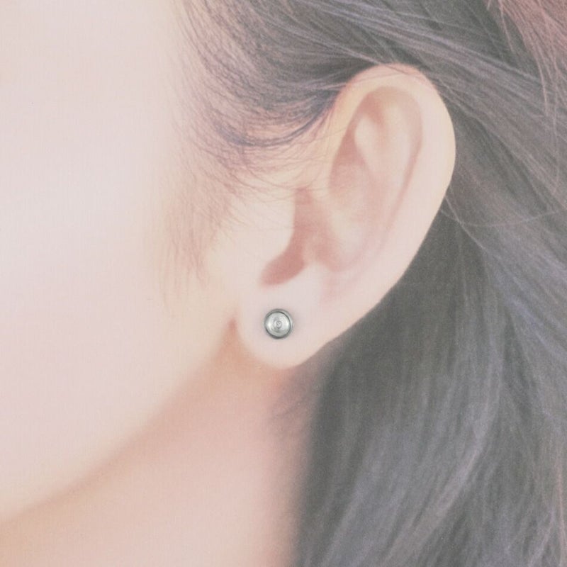お椀皿6mm ピアス イメージ画像